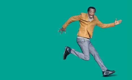 Stephen K Amos: ‘My Feet Are a Disaster’ Plus They’re Connected on the Most Gaunt Legs You’ve Ever Seen.